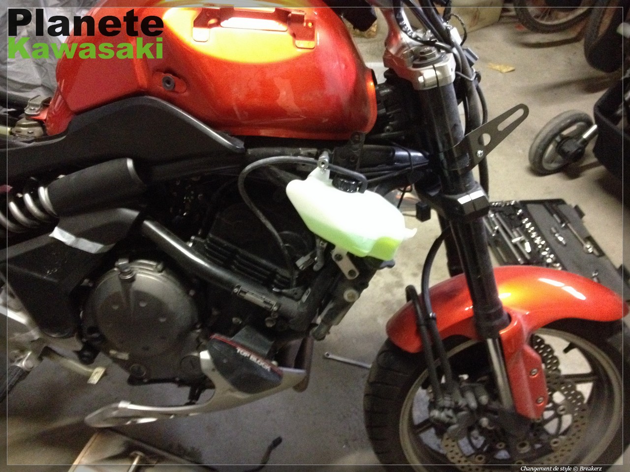 Forum Kawasaki - Versys 650 - Versys 1000 - [Tuto Versys 650  2007]Changement de style : versys style buell - triple