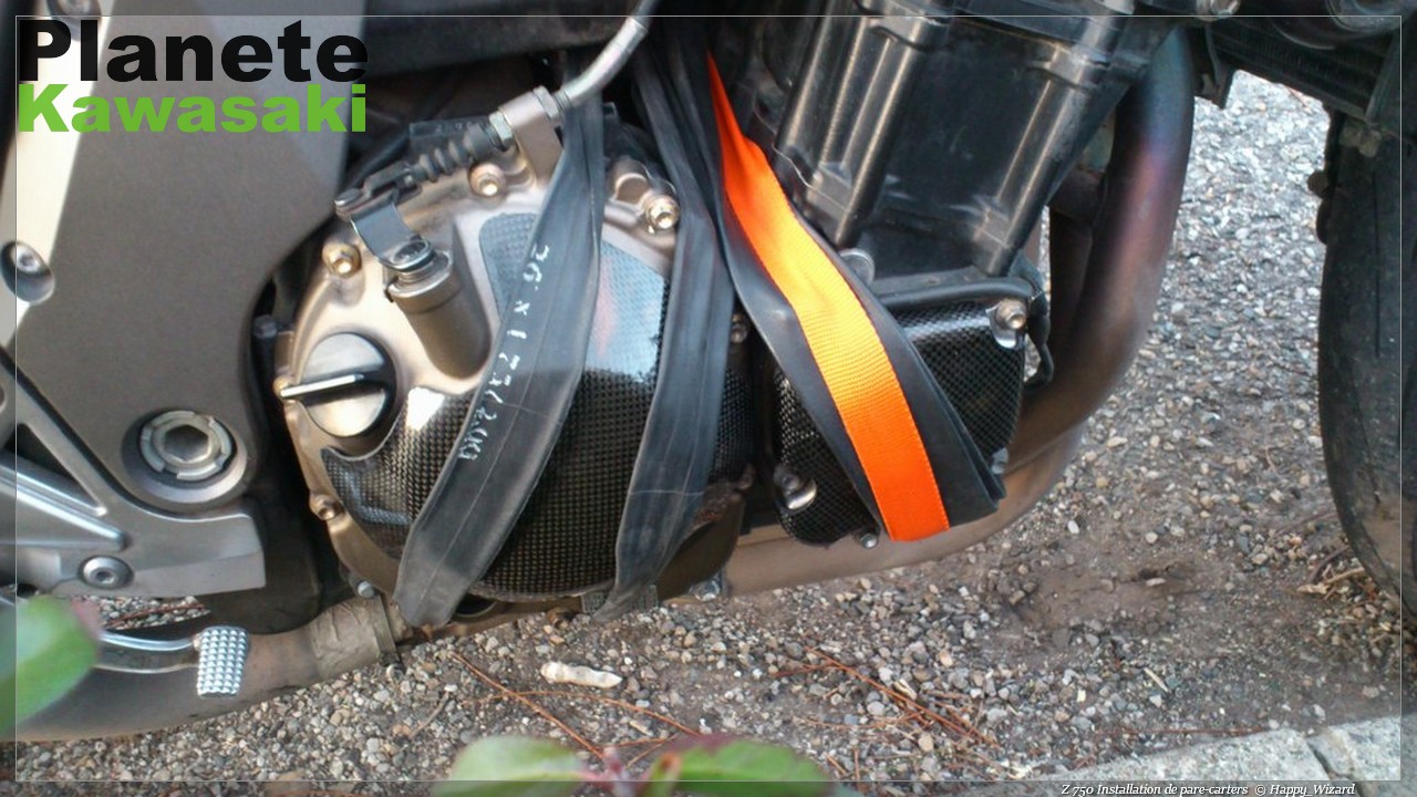 Forum Kawasaki - Z750 - Z1000 - [Tuto Z 750] Installation de pare-carters  carbon/kevlar