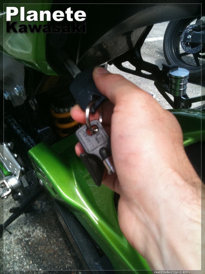 Forum Kawasaki - Z750 - Z1000 - [tuto Z750/Z1000] Comment deposer les  selles...