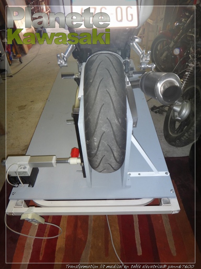 Forum Kawasaki - Les tutoriels - [tuto]fabriquer sa table elevatrice moto  motorisé pour pas cher!